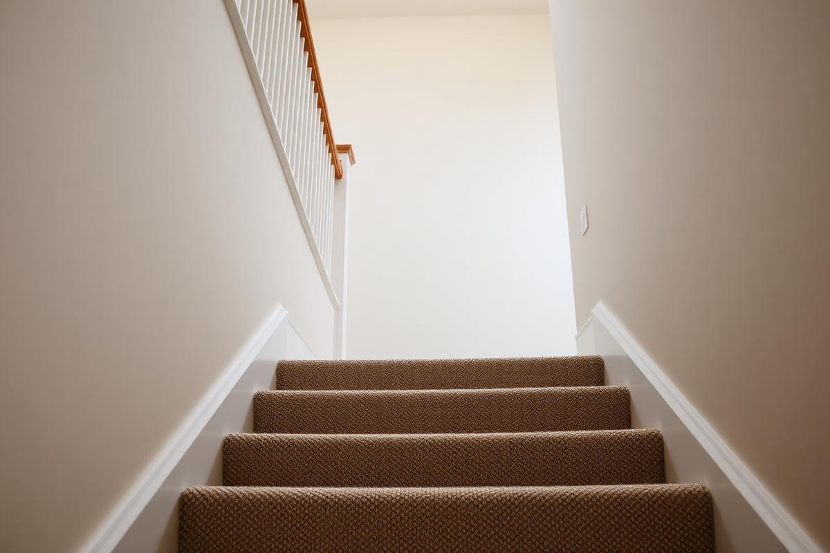 Stair carpet installation in Northern Colorado