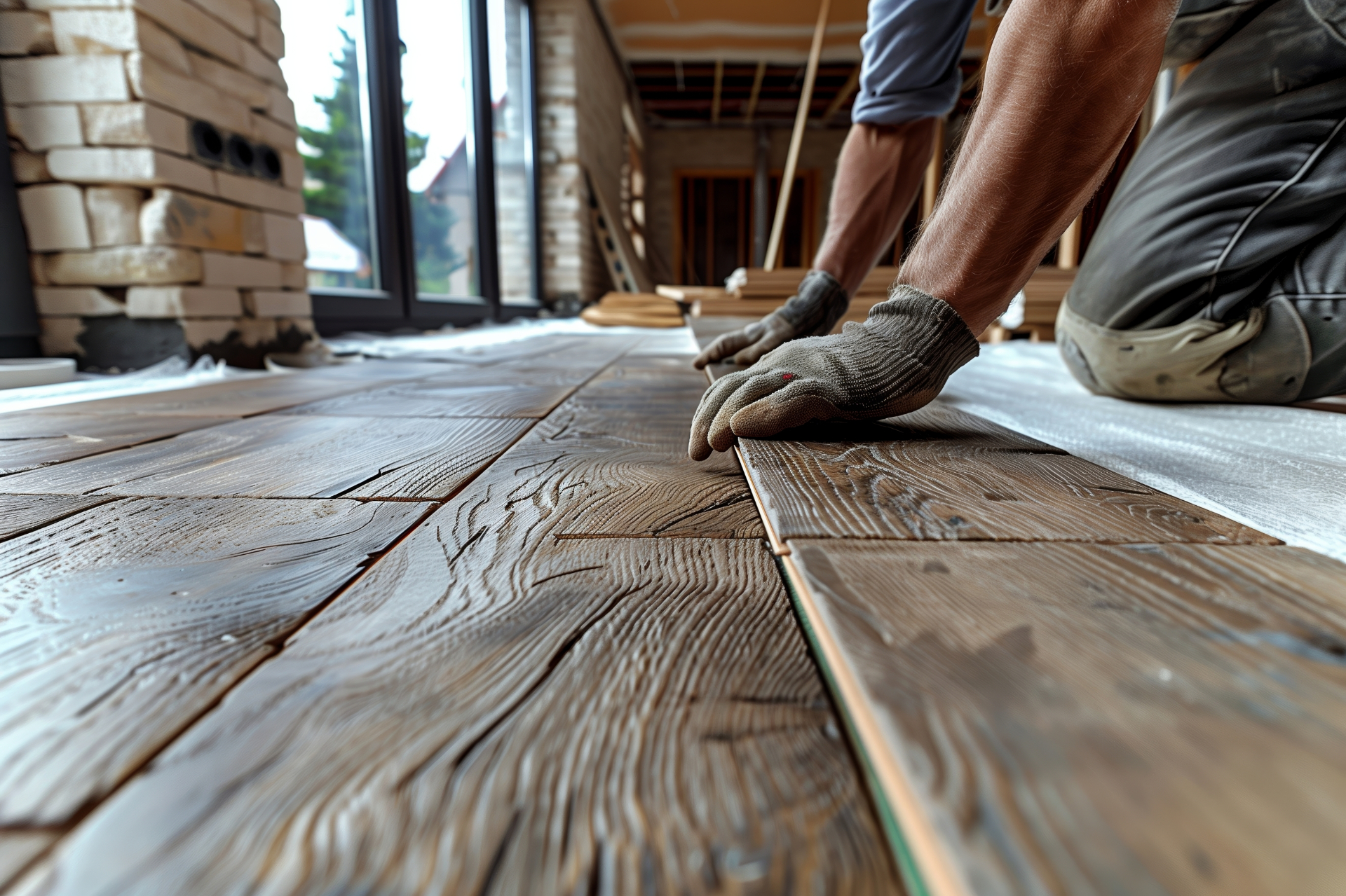 Professional installation and refinishing