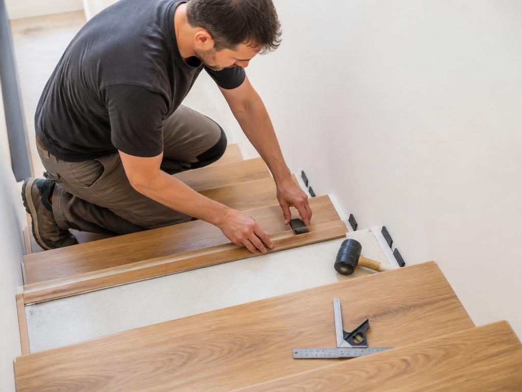 How we install laminate stairs cleanly